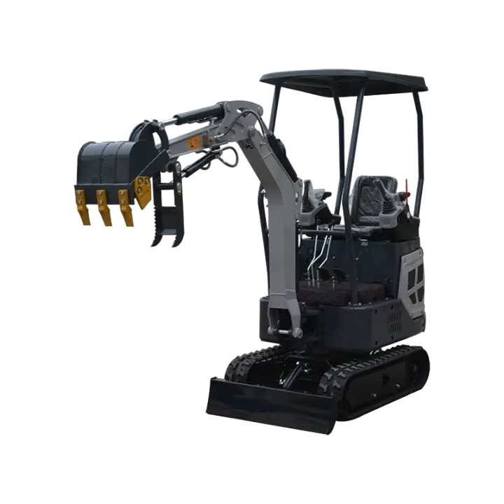 Miniexcavadora de orugas de 1,5 toneladas, zanjas de construcción compatibles con EUR5 - 1