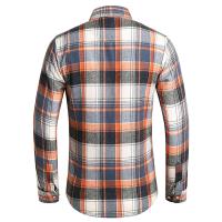 Camisa de Manga Larga con Estampado Geométrico a Rayas Estilo Casual para Hombres - details 34