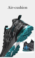 Zapatillas de correr para hombre, zapatos deportivos transpirables para exteriores, zapatillas ligeras con cojín de aire, calzado de entrenamiento atlético cómodo - details 12