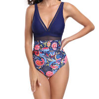 Bañadores de una pieza con estampado para mujer, traje de baño adelgazante - details 26