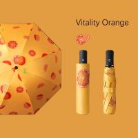 Paraguas de viaje plegable de verano, paraguas a prueba de viento, paraguas para sol y lluvia, paraguas impermeable y anti UV para mujeres y hombres, automático - details 26