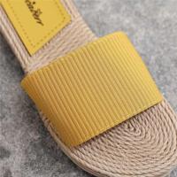 Sandalias de mujer informales con chanclas de cuerda de cáñamo, prendas de vestir, estilo étnico, novedad de verano - details 18