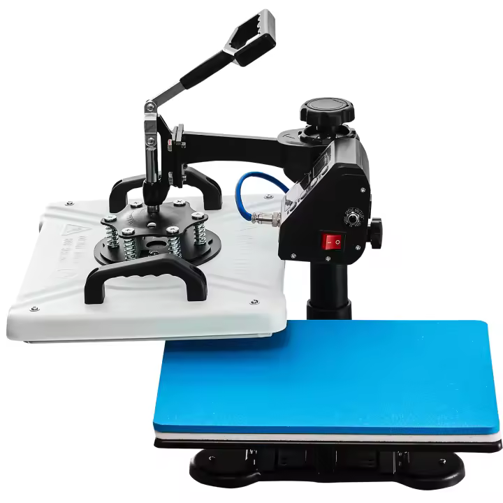 SucceBuy Máquina de prensado en caliente de 12x15 pulgadas - Impresora de sublimación abatible para camisetas, gorras y proyectos de bricolaje - 1