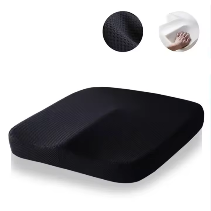 Antideslizante para Silla de Oficina y Coche, para aliviar el dolor de la espalda espuma viscoelástica, ciática y coxis - 1