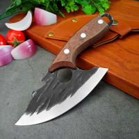 Cuchillo De Cocina Multifuncional De Acero Inoxidable Forgado Con Abrebotellas Y Funda Cuchillo Para Carne Y Desbonador - details 8