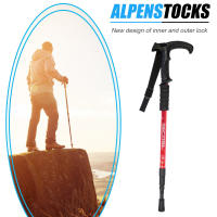 Palos de Escalada al Aire Libre de Aleación de Aluminio de 3 Secciones Polipticos Portátiles Ligeros para Montañismo de Ancianos - details 6