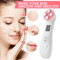 Masajeador Facial de radiofrecuencia, máquina de estiramiento Facial, terapia de fotones Led, dispositivo de belleza antiarrugas de microcorriente - details 2