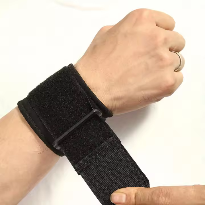 Pulsera ajustable y suave, soporte de muñeca para deportes de gimnasio, protector de muñeca para el túnel carpiano, 1 unidad/2 piezas - 1