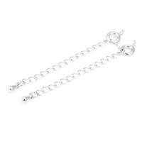 Cadenas de latón de Color dorado de 18K con extremo de gota, cadenas extensibles con cierres redondos de resorte, suministros de joyería Diy de alta calidad para mujer - details 14