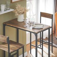 OGT03-N Juegos de Muebles Altas, Mesa de Cafetería, Juego de Balcón de 3 Piezas, Juego de Bar, 1 Mesa y 2 Sillas, ES - details 13