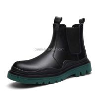 Nuevo vestido de cuero de moda Chelsea para hombres, productos más vendidos de Oxford, calzado deportivo para exteriores, botas cortas, barato - details 5