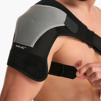 Almohadilla protectora deportiva para hombros, equipo de Fitness ajustable fácil de lavar, adecuado para alivio del dolor articular, dislocación - details 3