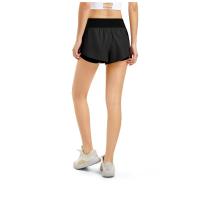Pantalones cortos deportivos transpirables de secado rápido para mujer para gimnasio y fitness - details 0