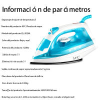 Portátil 1100W-1300W Plancha de Vapor de Cerámica Antideslizante Funciones de Pulverización y Chorro de Vapor Potentes Ideal para Ropa Fina, Transporte de Viaje - details 2