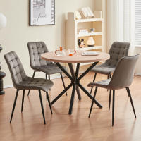 EGOONM, un juego de 4 sillas de comedor de terciopelo, patas de Metal, silla moderna y cómoda para cocina, dormitorio, sala de estar, muebles para el hogar - details 10