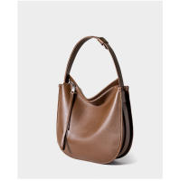 Bolso de mano minimalista cómodo de cuero suave Bandolera de hombro de gran capacidad de cuero de vaca - details 24