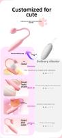 Pequeña bestia vibrando huevo juguete sexual adulto de silicona para mujeres masturbador G punto clitoris estimulador APP control remoto vibrador - details 1