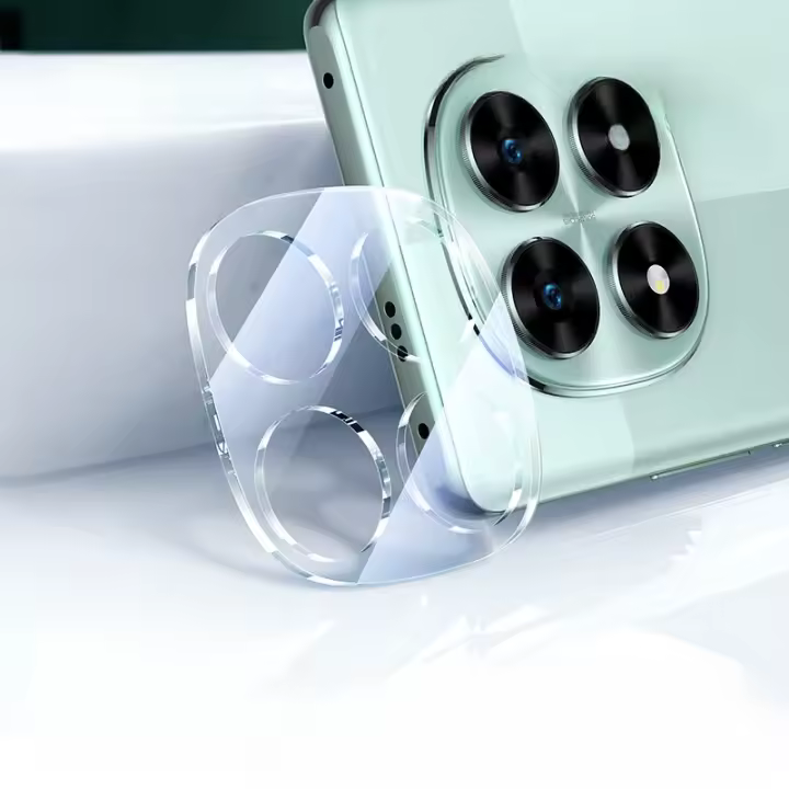 Para Xiaomi Poco X7 5G 3D lente de cámara cubierta trasera Protector de vidrio templado para POCO X7 cubierta de película de lente - 1