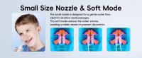 Botella de enjuague nasal Enjuague sinusal Limpiador de lavado de nariz 300 ml Riego a presión Neti-Pot 3 modos 2 chorros con 30 paquetes de sal de lavado nasal - details 7