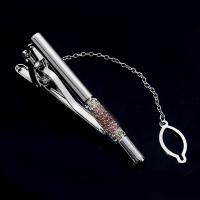 Clip de Corbata de Cobre Inladado de Alta Gama para Hombres Accesorio de Elegante para Trajes de Boda, Fiesta, Negocios Recuerdo de Invitado de Negocios - details 2