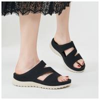 Sandalias deportivas y de ocio europeas y americanas nuevas sandalias de mujer de suela gruesa huecas con velcro 2025 - details 6