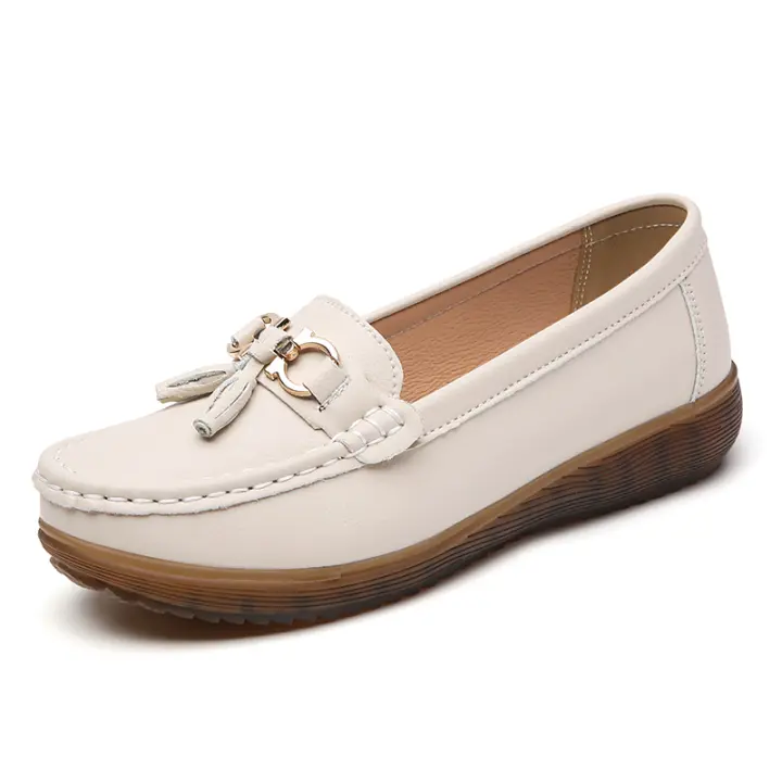 Zapatos de navegación sin zapatos para mujer, cómodos e informales, planos clásicos, a la moda 7 1 1 - 1