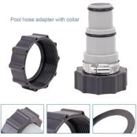 Paquete de 4 adaptadores de manguera de piscina, conector de manguera de piscina tipo A para adaptadores de manguera de vacío de 1,5/1,25 pulgadas, conexión roscada - details 2