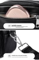 Nuevo Bolso de Cámara de Cuero Tendencia Primera de Piel de Vaca con Pelo - details 27