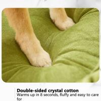 Sofá cama lavable para perros grandes, diseño antideslizante, colchón suave para mascotas, almohada para las cuatro estaciones, protección del cuello, nido para dormir para mascotas - details 3