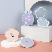 Espejo De Maquillaje Plegable Mini Flores Espejo De Vestíbulo Portátil Espejo De Mano Doble Lado Compacto Espejo De Bolsillo Cosmético - details 0