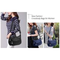 Bolso de mujer, bolso de hombro casual con múltiples bolsillos de cuero PU - details 0