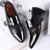 Zapatos sin cordones para hombre, zapatos Oxford de vestir a la moda para negocios, zapatos para hombre 2020, nuevos trajes clásicos de cuero para hombre, zapatos para hombre 2023 - details 3