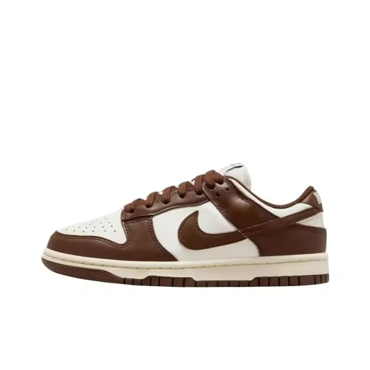 Leten / Low Zapatillas bajas retro casual para mujer en color marrón chocolate y blanco Colorway DD1503-124 zapatos de trabajo - 1
