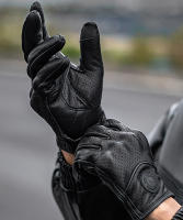 Guantes de moto transpirables de pura piel de oveja - details 1