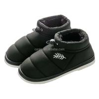 Nuevas botas de nieve impermeables para niños, zapatos de invierno de corte bajo a la moda para mujer, adornos navideños de felpa - details 1