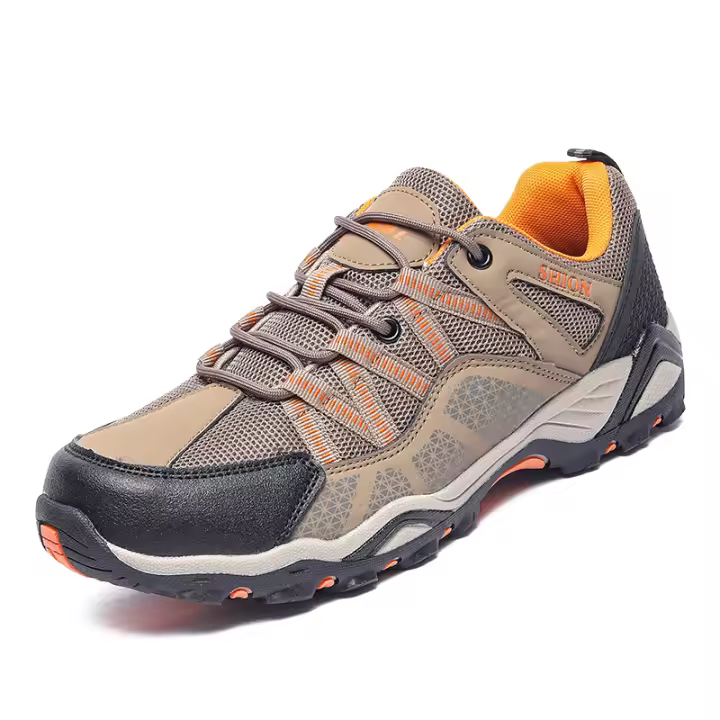 Zapatos de senderismo de marca para hombre, calzado de escalada de montaña transpirable, calzado de entrenamiento cómodo para exteriores, zapatillas deportivas antideslizantes para senderismo - 1