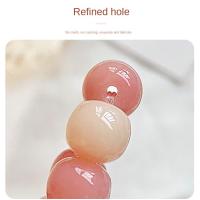Correa para teléfono con cuentas dulces, correa para la muñeca hecha a mano con cuentas coloridas, cadena para teléfono, decoración, cordón para teléfono móvil para niñas y mujeres - details 6