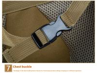 Mochila táctica militar, Mochilas de asalto para senderismo al aire libre Camping Trekking Pesca Caza - details 16