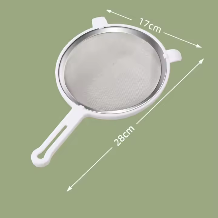 Cuchara de filtro de acero inoxidable, perforadora densa, pantalla de filtro multifuncional, Gadgets de cocina, Red de filtro de alimentos de varios tamaños - 1
