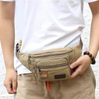 Bolso de pecho, riñonera de lona, ​​bolso con cinturón para hombre y mujer, bolso de viaje a la moda, bolso para teléfono, bolsillo, bolso de cadera, riñonera para hombre - details 4