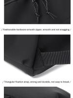 Una mochila de poliéster de 15 pulgadas impermeable de Color sólido Simple para hombres mochila de ordenador para estudiantes de pareja de moda - details 31