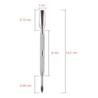 Set de Herramientas de Manicura y Pedicura con 3 Piezas: Cortador de Uñas de Acero Inoxidable 2 Formas Corte de Cutícula Removedor de Piel Muerta - details 6