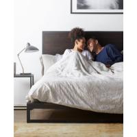 Cabecero de cama tapizado LUCID – Altura ajustable de 85 cm a 115 cm – Diseño de rombos – Cabeceros de cama de 90 cm y 80 cm, Perla / Blanco - details 4
