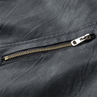 Chaqueta de Cuero Versátil CHAIFENKO para Hombres Cómoda y Suelta para Otoño-Invierno - details 7