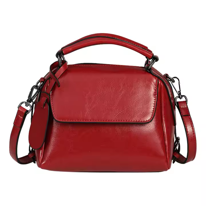 FOXER-Bolso cruzado de cuero PU para mujer, bandolera de gran capacidad con cremallera, informal - 1