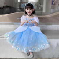 Vestido de princesa Cenicienta para niña y niño, tutú de carnaval con lentejuelas, ropa de malla para regalo de cumpleaños - details 3