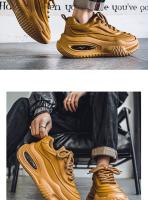 Zapatos deportivos informales con colchón de aire para hombre, zapatos de algodón con aislamiento grueso y felpa y suela aumentada - details 17