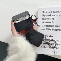 Funda de auriculares con patrón cruzado para Airpods Pro 2 Airpods 3 2 1, funda de auriculares de silicona suave negra - details 7