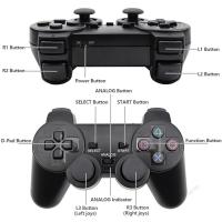 Mando inalámbrico para Sony PS2, mando para PC, Playstation 2, Joystick de doble vibración, Joypad USB, consola de juegos - details 5