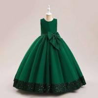 Elegante Vestido de Princesa con Lentejuelas de Esponja Vestido de Fiesta para Niñas en Rosa para Bodas y Graduaciones - details 13